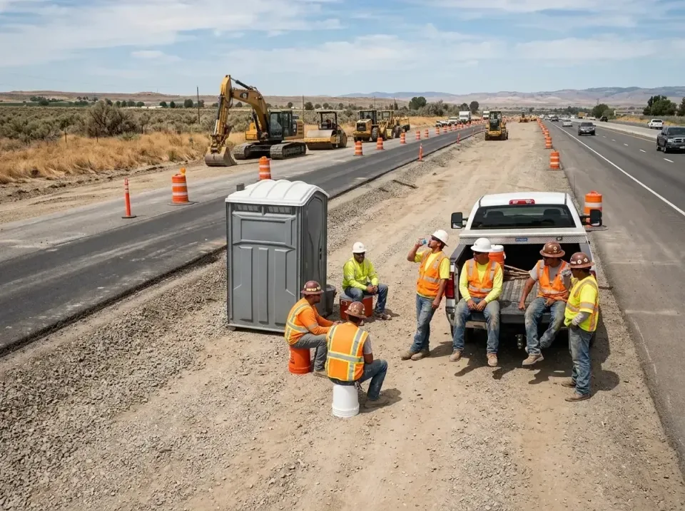 highway-road-construction-crew-007 — frequently asked questions, Porta Potty and Restroom Rentals in Los Angeles, CA